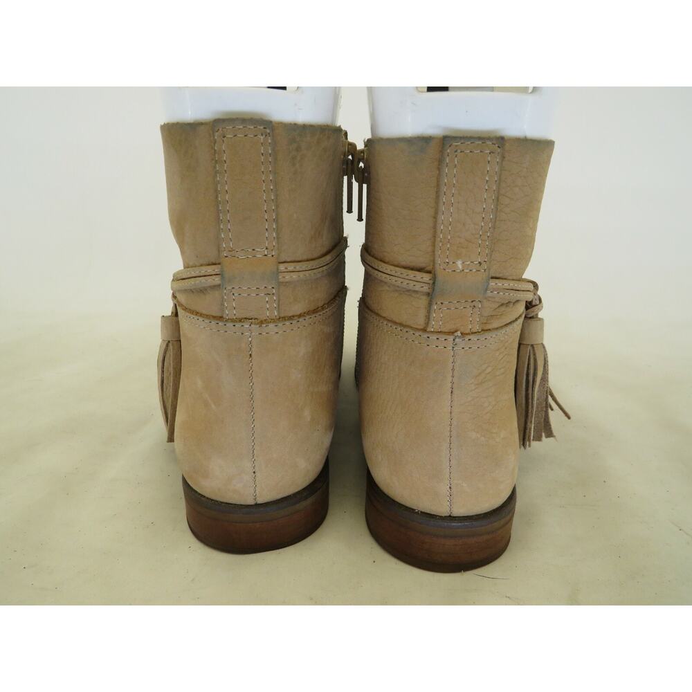 Lucky Brand Womens Brown Leather Zip Ankle Fashion Boots Bootie Size 6 M - Picture 7 of 12